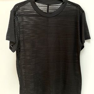 Lululemon oversized short sleeve workout top